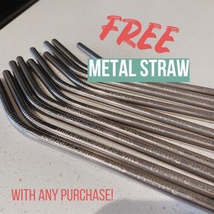 FREE METAL STRAW (with purchase!) - add to bundle
